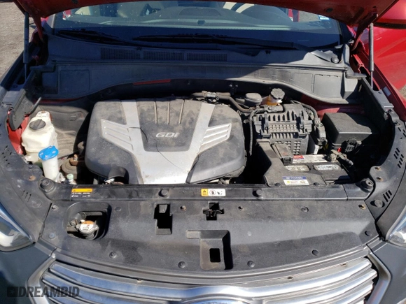 2017 Hyundai Santa Fe SE with VIN KM8SMDHF2HU237845, listed as a Copart auction lot 51257845 with 122,059 mi miles and Salvage Title. Bid and sale history available at carsss.com. Image 12.