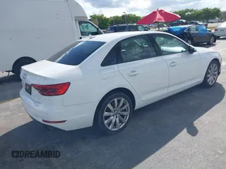 2017 Audi A4 Premium with VIN WAUGNAF4XHN004732, listed as a IAAI auction lot 41687605 with 102,191 mi miles. Bid and sale history available at carsss.com. Image 4.