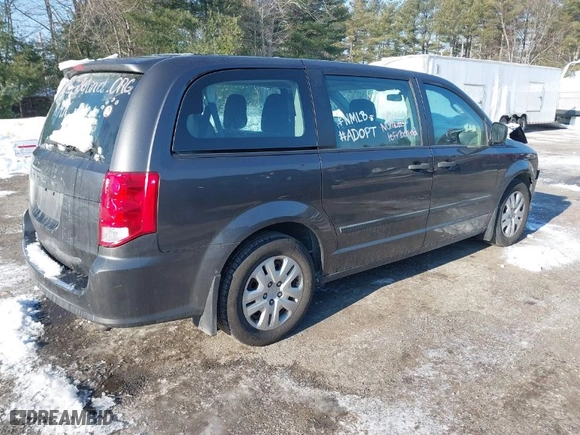 2015 Dodge Grand Caravan SE Plus with VIN 2C4RDGBG9FR650667, listed as a IAAI auction lot 41365099 with NaN miles. Bid and sale history available at carsss.com. Image 4.