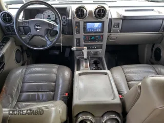 2004 Hummer H2 with VIN 5GRGN23U54H118187, listed as a Copart auction lot 76258264 with 169,531 mi miles and Salvage Title. Bid and sale history available at carsss.com. Image 8.