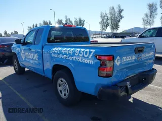 2024 Nissan Frontier S with VIN 1N6ED1CL3RN633594, listed as a IAAI auction lot 41743400 with 23,166 mi miles and . Bid and sale history available at DreamBid. Image 3.