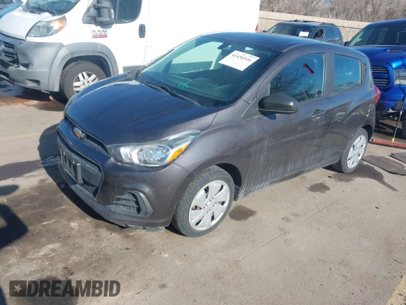 2016 Chevrolet Spark LS with VIN KL8CB6SAXGC574462, listed as a IAAI auction lot 41456516 with 53,625 mi miles. Bid and sale history available at carsss.com. Image 17.