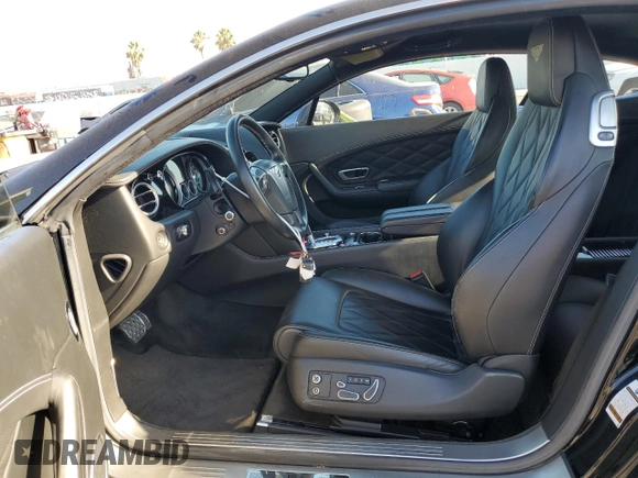 2014 Bentley Continental GT with VIN SCBFC7ZAXEC094256, listed as a Copart auction lot 62383493 with 45,392 mi miles and . Bid and sale history available at DreamBid. Image 7.
