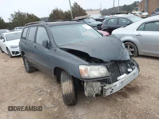 2005 Toyota Highlander z VIN JTEEP21A850101634, wystawiony jako IAAI lot #41301179 z przebiegiem 266 938 mil mil oraz . Historia ofert i sprzedaży dostępna na DreamBid. Obrazek 1.