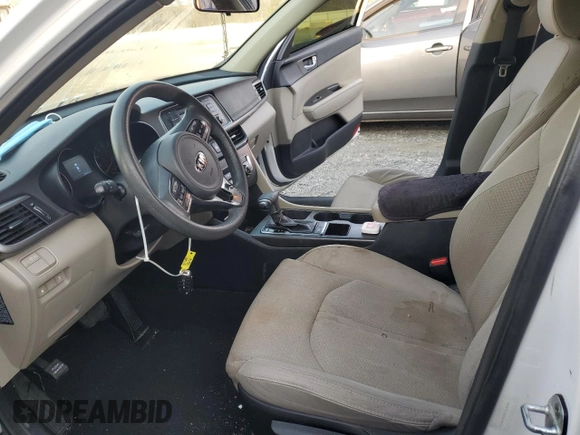 2016 Kia Optima LX with VIN 5XXGT4L35GG039212, listed as a Copart auction lot 48827305 with 155,611 mi miles and Salvage Title. Bid and sale history available at carsss.com. Image 7.