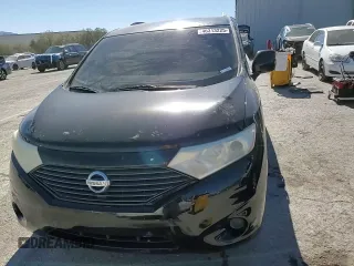 2014 Nissan Quest S with VIN JN8AE2KP1E9101597, listed as a Copart auction lot 46313225 with 104,410 mi miles and Salvage Title. Bid and sale history available at carsss.com. Image 12.