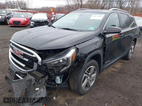 2018 GMC Terrain SLT with VIN 3GKALVEV5JL345563, listed as a IAAI auction lot 41675286 with 86,356 mi miles. Bid and sale history available at carsss.com. Image 6.