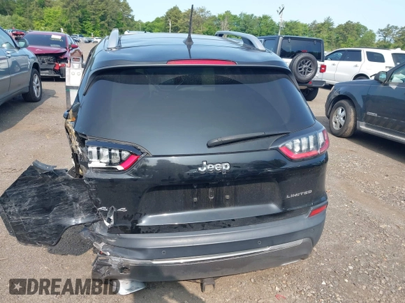 2019 Jeep Cherokee Limited with VIN 1C4PJMDX5KD200135, listed as a IAAI auction lot 42346562 with 94,677 mi miles and . Bid and sale history available at DreamBid. Image 15.