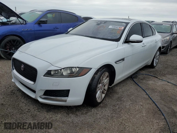 2016 Jaguar XF 35t Premium with VIN SAJBD4BV9GCY11707, listed as a Copart auction lot 48595505 with 107,192 mi miles and Non Repairable. Bid and sale history available at carsss.com. Image 1.