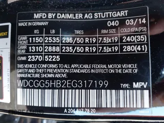 2014 Mercedes-Benz GLK 350 z VIN WDCGG5HB2EG317199, wystawiony jako IAAI lot #41980556 z przebiegiem 153 764 mil mil oraz . Historia ofert i sprzedaży dostępna na DreamBid. Obrazek 9.