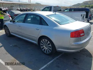 2005 Audi A8 L with VIN WAUML44E25N012034, listed as a IAAI auction lot 42056226 with 143,495 mi miles. Bid and sale history available at carsss.com. Image 3.