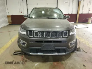 2020 Jeep Compass Limited with VIN 3C4NJDCB7LT236093, listed as a Copart auction lot 54583185 with 75,324 mi miles and Salvage title. Bid and sale history available at DreamBid. Image 5.