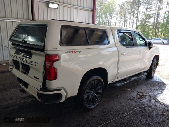 2021 Chevrolet Silverado 1500 RST with VIN 1GCUYEED7MZ367000, listed as a IAAI auction lot 42049697 with 44,422 mi miles and . Bid and sale history available at DreamBid. Image 4.