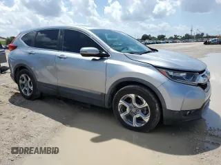 2017 Honda CR-V EX-L with VIN 5J6RW1H88HL000614, listed as a Copart auction lot 51646085 with 52,695 mi miles and Salvage Title. Bid and sale history available at carsss.com. Image 4.