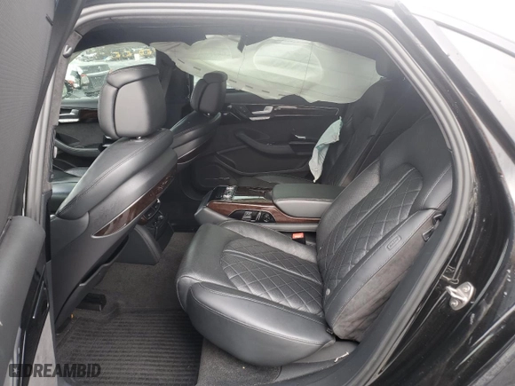 2017 Audi A8 L Sport with VIN WAU43AFD2HN003499, listed as a Copart auction lot 88994855 with 93,734 mi miles and Salvage Title. Bid and sale history available at carsss.com. Image 10.