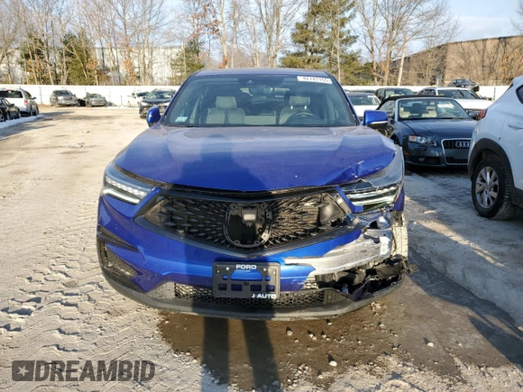 2021 Acura RDX w/A-Spec Package with VIN 5J8TC2H68ML013139, listed as a Copart auction lot 42141155 with 20,559 mi miles and Salvage Title. Bid and sale history available at carsss.com. Image 5.