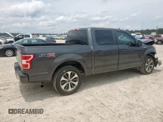2020 Ford F-150 XL with VIN 1FTEW1CP2LKF36993, listed as a Copart auction lot 59711375 with 92,098 mi miles and Salvage title. Bid and sale history available at DreamBid. Image 3.