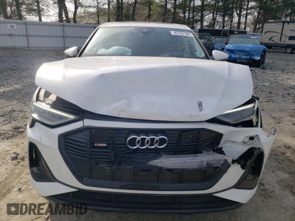 2021 Audi e-tron Sportback Prestige with VIN WA13AAGE4MB029393, listed as a Copart auction lot 46763104 with 34,805 mi miles and Salvage title. Bid and sale history available at DreamBid. Image 5.