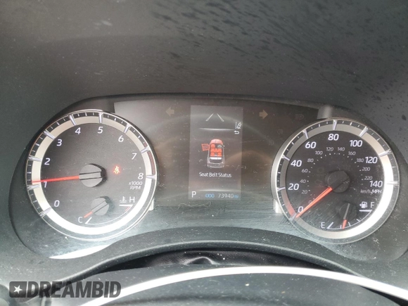 2020 Toyota Highlander LE with VIN 5TDBZRBH7LS016753, listed as a Copart auction lot 53721675 with 73,940 mi miles and Salvage title. Bid and sale history available at DreamBid. Image 9.