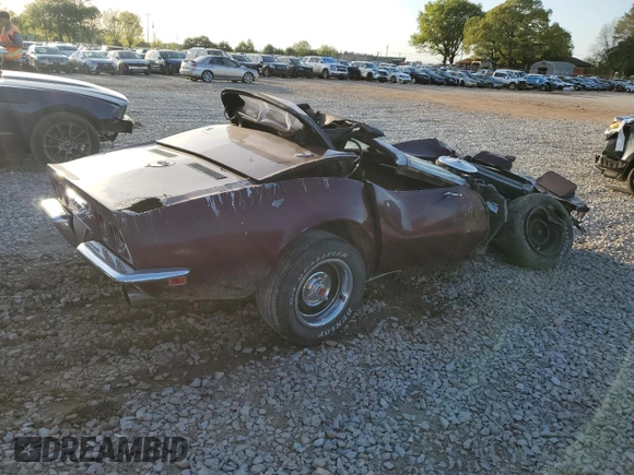 1969 Chevrolet Corvette z VIN 194679S736550, wystawiony jako Copart lot #51850155 z przebiegiem 60 821 mil mil oraz Szkoda całkowita • Salvage title. Historia ofert i sprzedaży dostępna na DreamBid. Obrazek 3.