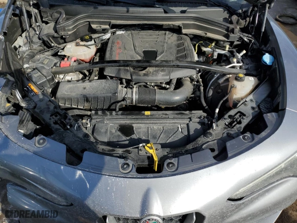 2019 Alfa Romeo Stelvio Ti Sport with VIN ZASPAKBN1K7C52373, listed as a Copart auction lot 44548225 with 102,022 mi miles and Salvage Title. Bid and sale history available at carsss.com. Image 13.
