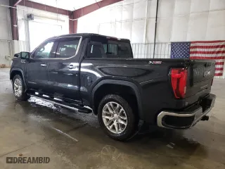 2019 GMC Sierra 1500 SLT with VIN 1GTU9DEL7KZ115033, listed as a Copart auction lot 70777593 with 27,520 mi miles and Salvage Title. Bid and sale history available at carsss.com. Image 2.