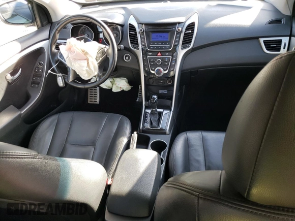 2016 Hyundai Elantra with VIN KMHD35LH3GU303392, listed as a Copart auction lot 80389604 with 55,221 mi miles and Salvage Title. Bid and sale history available at DreamBid. Image 8.