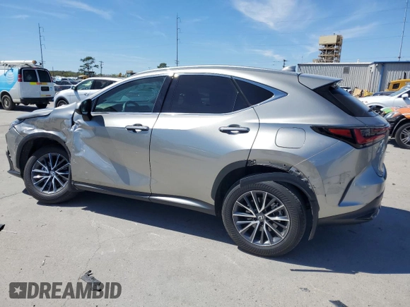 2024 Lexus NX 250 with VIN 2T2ADCAZ5RC010237, listed as a Copart auction lot 49515495 with 28,581 mi miles and Salvage title. Bid and sale history available at DreamBid. Image 2.