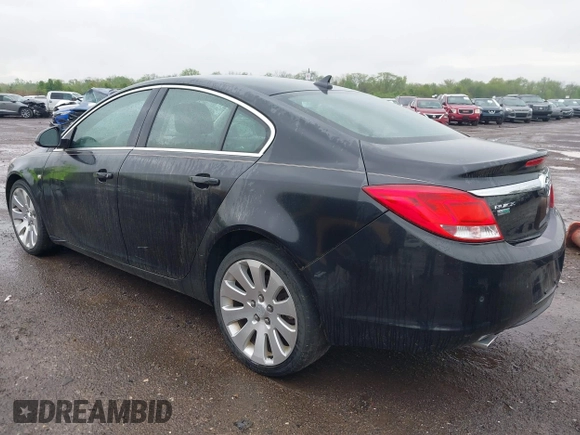 2011 Buick Regal CXL Turbo TO7 with VIN W04G15GV0B1121807, listed as a IAAI auction lot 42142987 with 75,000 mi miles and . Bid and sale history available at DreamBid. Image 3.