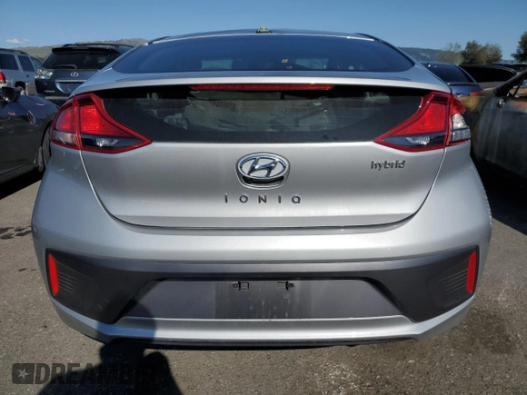 2020 Hyundai Ioniq SE with VIN KMHC75LC7LU241476, listed as a Copart auction lot 48621135 with 21,530 mi miles and Salvage title. Bid and sale history available at DreamBid. Image 6.