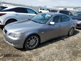 2007 BMW 5 Series 530xi with VIN WBANF73537CU25979, listed as a Copart auction lot 49534285 with 232,091 mi miles and Clean Title. Bid and sale history available at carsss.com. Image 1.