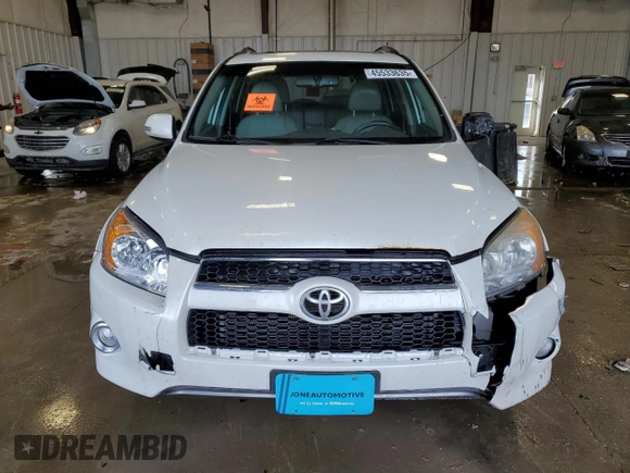 2012 Toyota RAV4 Limited z VIN 2T3DF4DVXCW178365, wystawiony jako Copart lot #45533635 z przebiegiem 183 848 mil mil oraz Nie do naprawy • Non repairable. Historia ofert i sprzedaży dostępna na DreamBid. Obrazek 5.