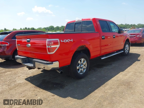 2013 Ford F-150 XL with VIN 1FTFW1ET9DFB51262, listed as a IAAI auction lot 42636718 with 335,491 mi miles and . Bid and sale history available at DreamBid. Image 4.