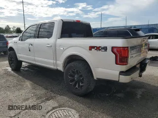 2016 Ford F-150 XLT with VIN 1FTEW1EG7GFA10578, listed as a Copart auction lot 63109335 with 154,643 mi miles and Salvage title. Bid and sale history available at DreamBid. Image 2.