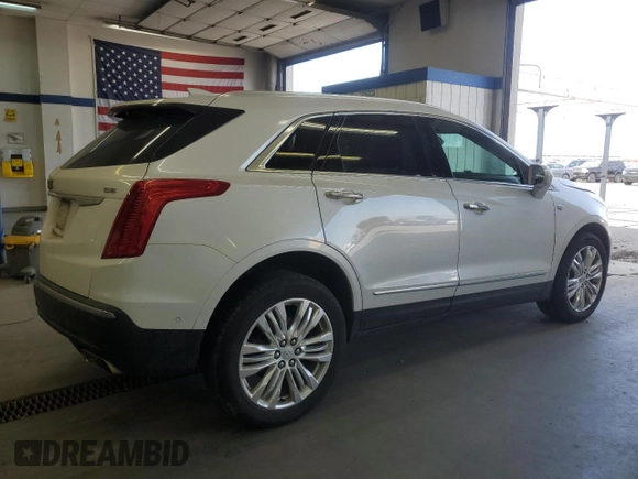 2017 Cadillac XT5 Premium Luxury AWD with VIN 1GYKNERS8HZ182429, listed as a Copart auction lot 53484205 with 133,859 mi miles and Salvage Title. Bid and sale history available at carsss.com. Image 3.