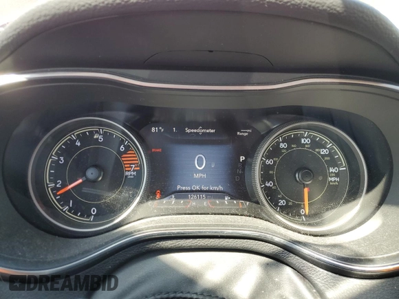 2019 Jeep Cherokee Limited with VIN 1C4PJLDB1KD171943, listed as a Copart auction lot 58273005 with 126,115 mi miles and Salvage title. Bid and sale history available at DreamBid. Image 9.