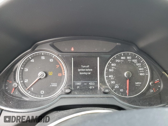 2017 Audi Q5 Premium Plus with VIN WA1L2AFP6HA016351, listed as a Copart auction lot 59000705 with 73,907 mi miles and Salvage title. Bid and sale history available at DreamBid. Image 9.