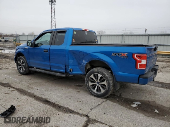 2020 Ford F-150 XL with VIN 1FTEX1EP0LKE83138, listed as a Copart auction lot 47927875 with 97,437 mi miles and Salvage Title. Bid and sale history available at DreamBid. Image 2.