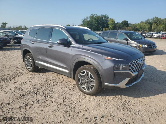 2023 Hyundai Santa Fe Plug-In Hybrid Limited with VIN KM8S7DA26PU068443, listed as a Copart auction lot 71718624 with 24,471 mi miles and Salvage Title. Bid and sale history available at carsss.com. Image 4.