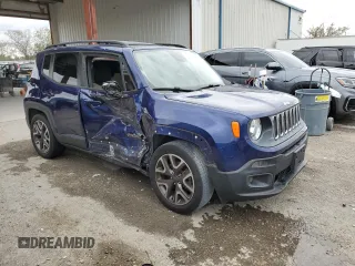 2016 Jeep Renegade Latitude with VIN ZACCJABW7GPE20005, listed as a Copart auction lot 88877675 with 53,091 mi miles and Salvage Title. Bid and sale history available at DreamBid. Image 4.