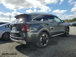 2025 Kia Sorento Hybrid EX with VIN KNDRH4JG3S5307462, listed as a Copart auction lot 81043004 with 25 mi miles and Salvage Title. Bid and sale history available at carsss.com. Image 3.