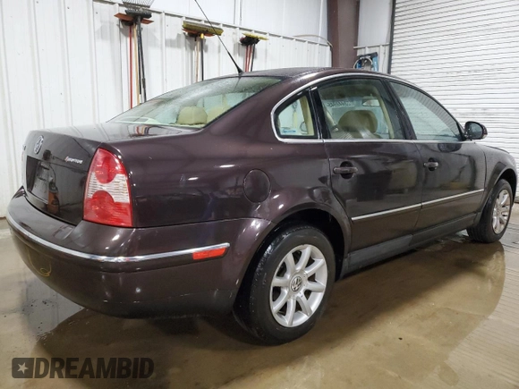 2004 Volkswagen Passat GLS z VIN WVWPD63B24P158792, wystawiony jako Copart lot #53449945 z przebiegiem 90 749 mil mil oraz Szkoda całkowita • Salvage title. Historia ofert i sprzedaży dostępna na DreamBid. Obrazek 3.