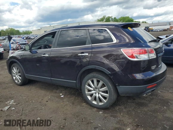 2008 Mazda CX-9 Grand Touring with VIN JM3TB38V380146937, listed as a Copart auction lot 55755375 with 197,342 mi miles and Salvage Title. Bid and sale history available at DreamBid. Image 2.