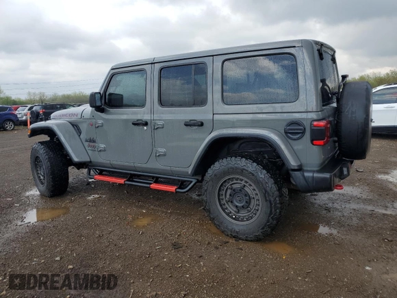 2020 Jeep Wrangler Unlimited Rubicon с VIN 1C4HJXFNXLW131160, выставлен на аукционе Copart как лот 54761455 с пробегом 85 225 миль миль и Списание • Salvage title. История ставок и продаж доступна на DreamBid. Изображение 2.