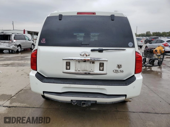 2007 Infiniti QX56 with VIN 5N3AA08A57N804745, listed as a Copart auction lot 78739504 with 234,545 mi miles and Salvage Title. Bid and sale history available at carsss.com. Image 6.