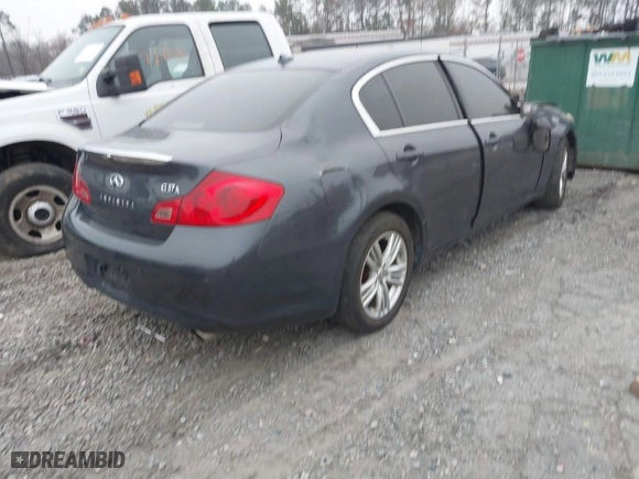 2012 Infiniti G37 Sedan x with VIN JN1CV6AR9CM977748, listed as a IAAI auction lot 41785300 with 153,564 mi miles. Bid and sale history available at carsss.com. Image 4.