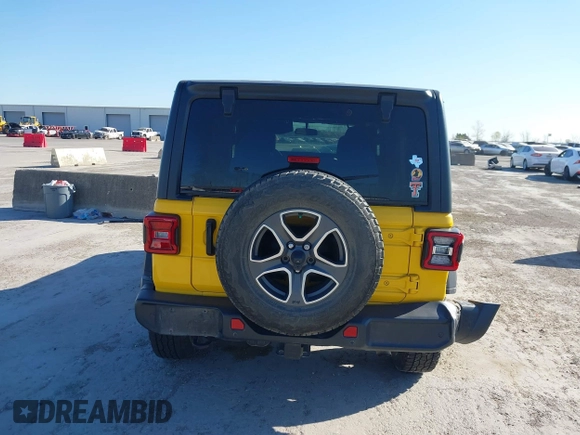 2021 Jeep Wrangler Unlimited Willys with VIN 1C4HJXDG4MW532399, listed as a IAAI auction lot 41833236 with 64,627 mi miles and . Bid and sale history available at DreamBid. Image 16.