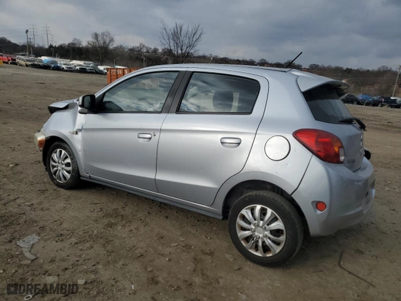 2015 Mitsubishi Mirage DE with VIN ML32A3HJ4FH053303, listed as a Copart auction lot 45952675 with 122,396 mi miles and Salvage Title. Bid and sale history available at carsss.com. Image 2.