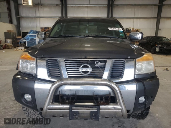 2012 Nissan Titan SL with VIN 1N6BA0ECXCN300562, listed as a Copart auction lot 58244125 with 131,595 mi miles and Salvage title. Bid and sale history available at DreamBid. Image 5.