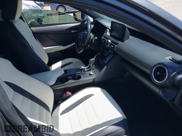 2021 Lexus IS 350 F Sport with VIN JTHGZ1B2XM5042188, listed as a IAAI auction lot 42529891 with 48,721 mi miles and . Bid and sale history available at DreamBid. Image 5.
